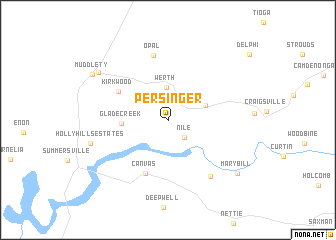 map of Persinger