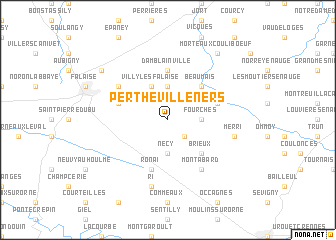 map of Pertheville-Ners