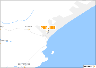 map of Peruíbe