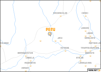 map of Peru