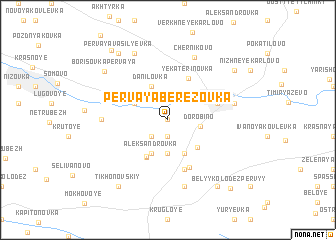 map of Pervaya Berëzovka