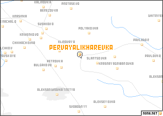 map of Pervaya Likharëvka