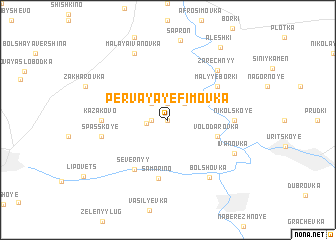 map of Pervaya Yefimovka