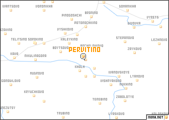 map of Pervitino
