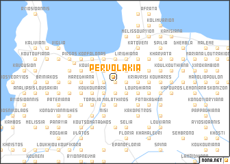 map of Pervolákia