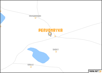 map of Pervomayka