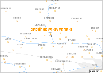 map of Pervomayskiye Gorki
