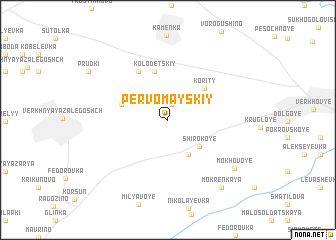 map of Pervomayskiy