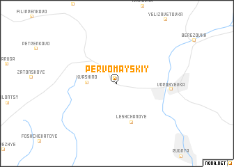 map of Pervomayskiy