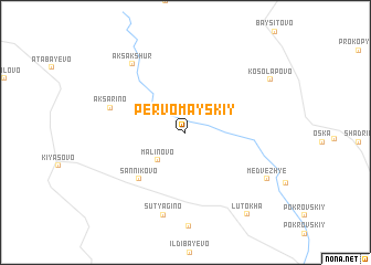 map of Pervomayskiy