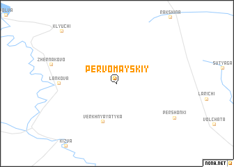 map of Pervomayskiy