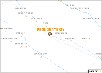 map of Pervomayskiy