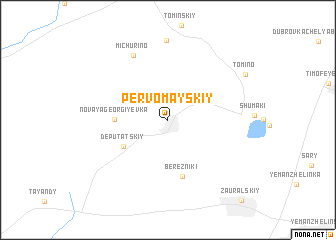 map of Pervomayskiy