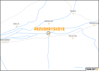 map of Pervomayskoye