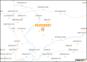 map of Pervomay