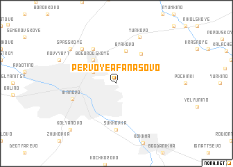 map of Pervoye Afanasovo