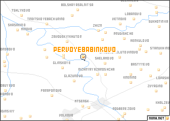 map of Pervoye Babinkovo