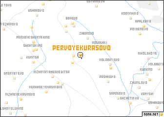 map of Pervoye Kurasovo