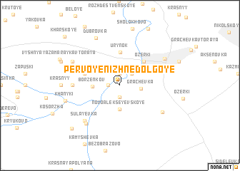 map of Pervoye Nizhne-Dolgoye