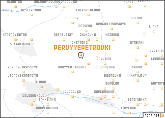 map of Pervyye Petrovki
