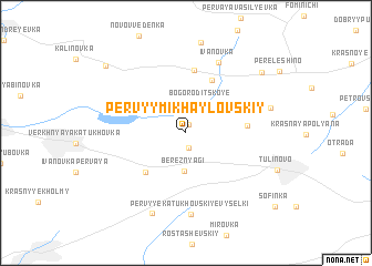 map of Pervyy Mikhaylovskiy