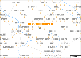 map of Perzanki Borek