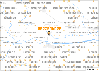 map of Perzendorf