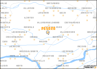 map of Pesara