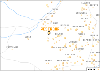 map of Pescador