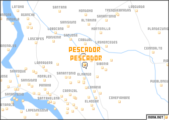 map of Pescador