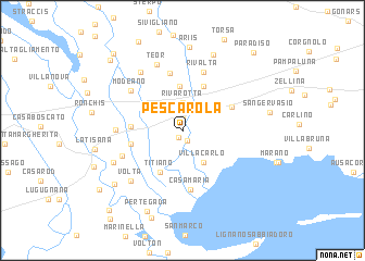 map of Pescarola
