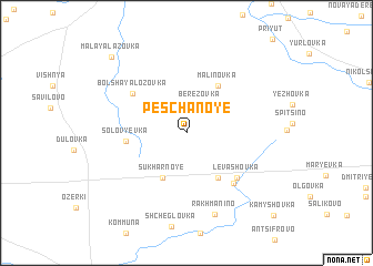 map of Peschanoye