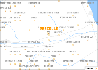 map of Pescolla