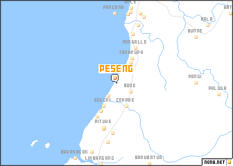 map of Peseng