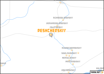 map of Peshcherskiy