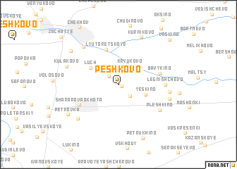 map of Peshkovo