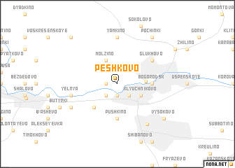 map of Peshkovo
