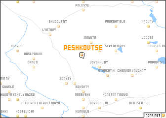 map of Peshkovtse