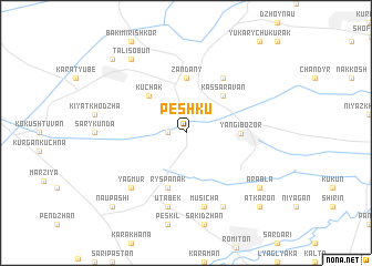 map of Peshku