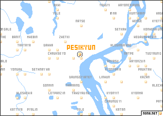 map of Pesikyun