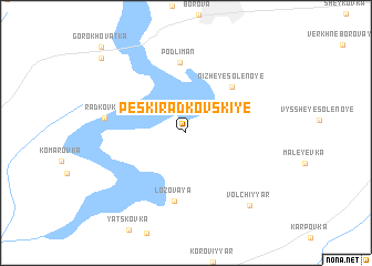 map of Peski-Radʼkovskiye