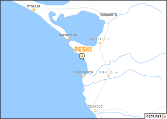 map of Peski