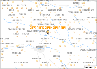 map of Pesnica pri Mariboru