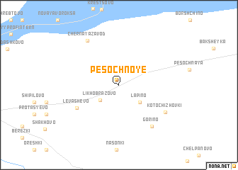 map of Pesochnoye