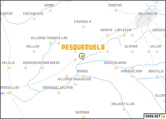 map of Pesqueruela