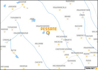 map of Pessane