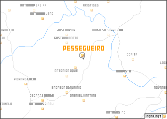map of Pessegueiro
