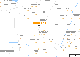 map of Pessene