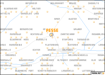 map of Pesse