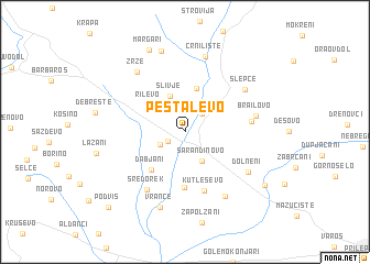map of Peštalevo